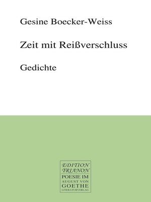 cover image of Zeit mit Reißverschluss